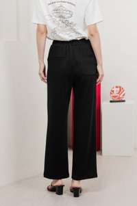 *GLACIER* Jemma Pocket Lounge Pants In Black