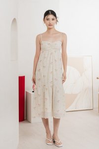 Josie Fleur Sweetheart Camisole Midi Dress