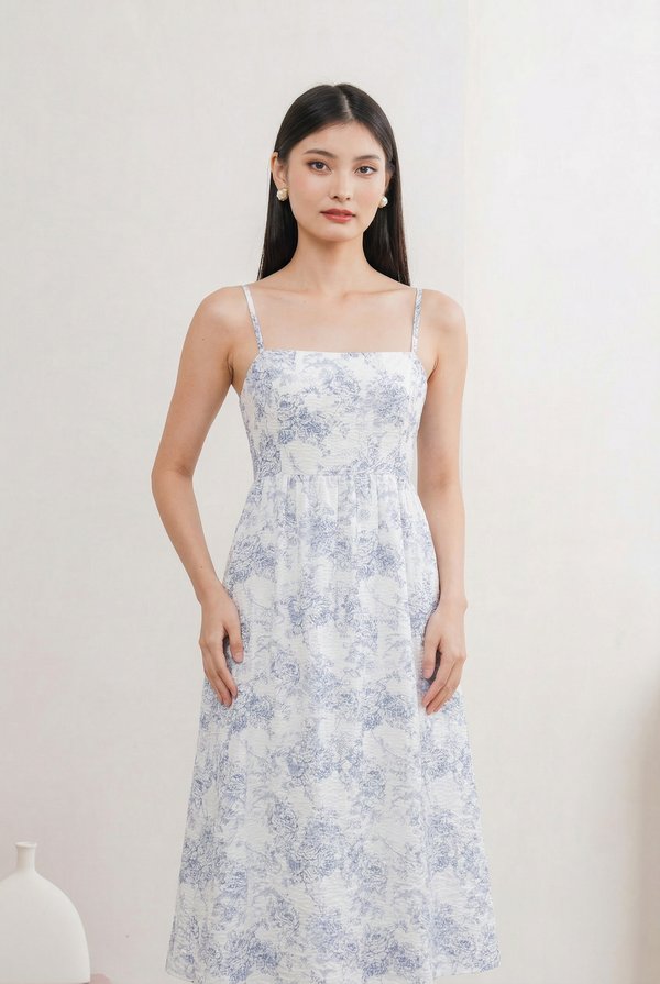 Beam Toile Camisole Floral Midi Dress(XS)
