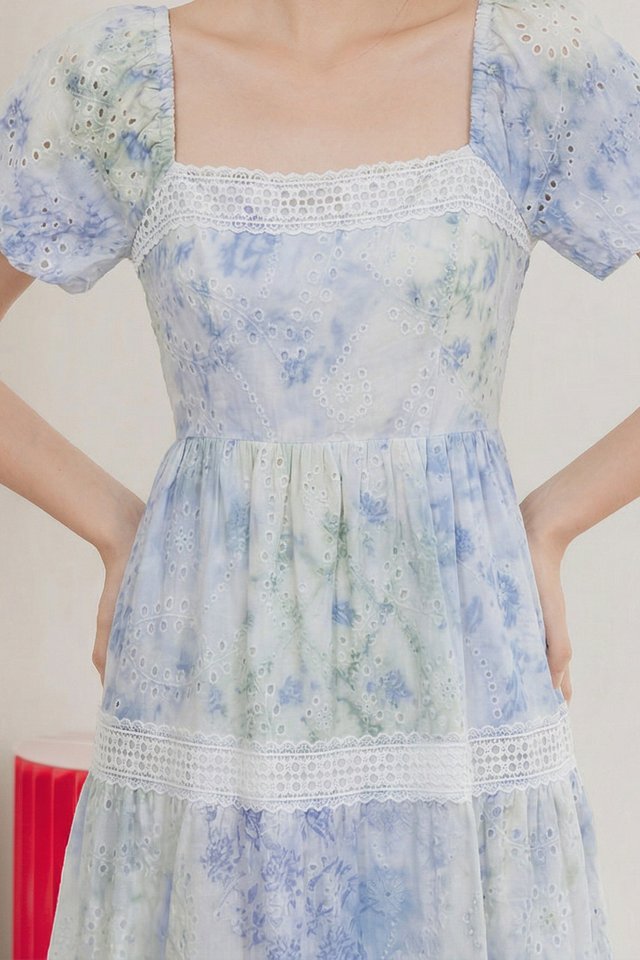Horizon Crochet Midi Dress