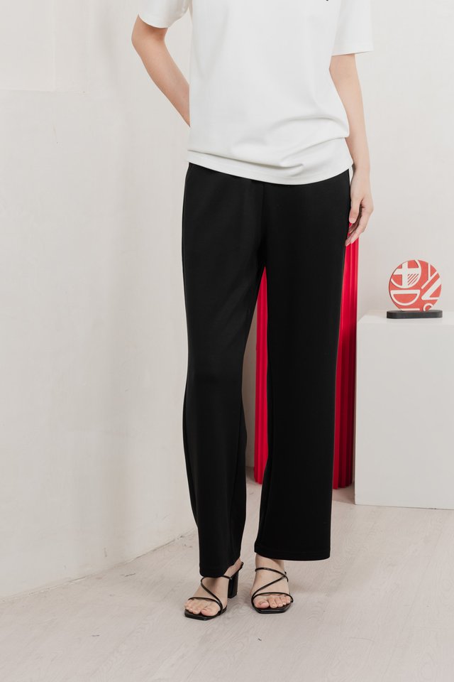 *GLACIER* Jemma Pocket Lounge Pants In Black