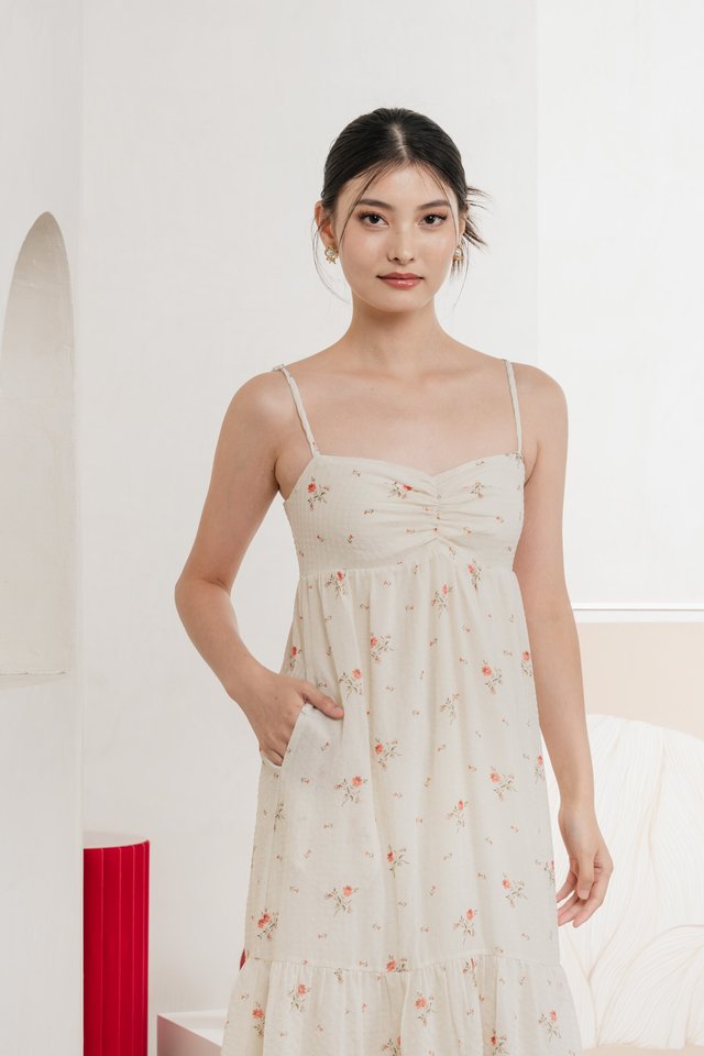 Josie Fleur Sweetheart Camisole Midi Dress