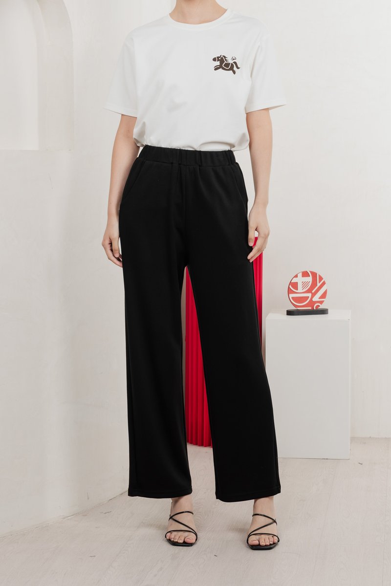 *GLACIER* Jemma Pocket Lounge Pants In Black