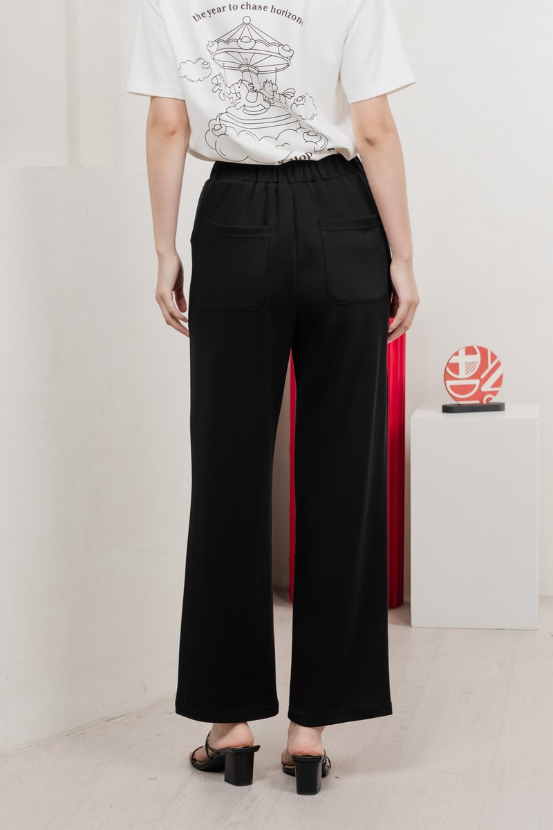 *GLACIER* Jemma Pocket Lounge Pants In Black