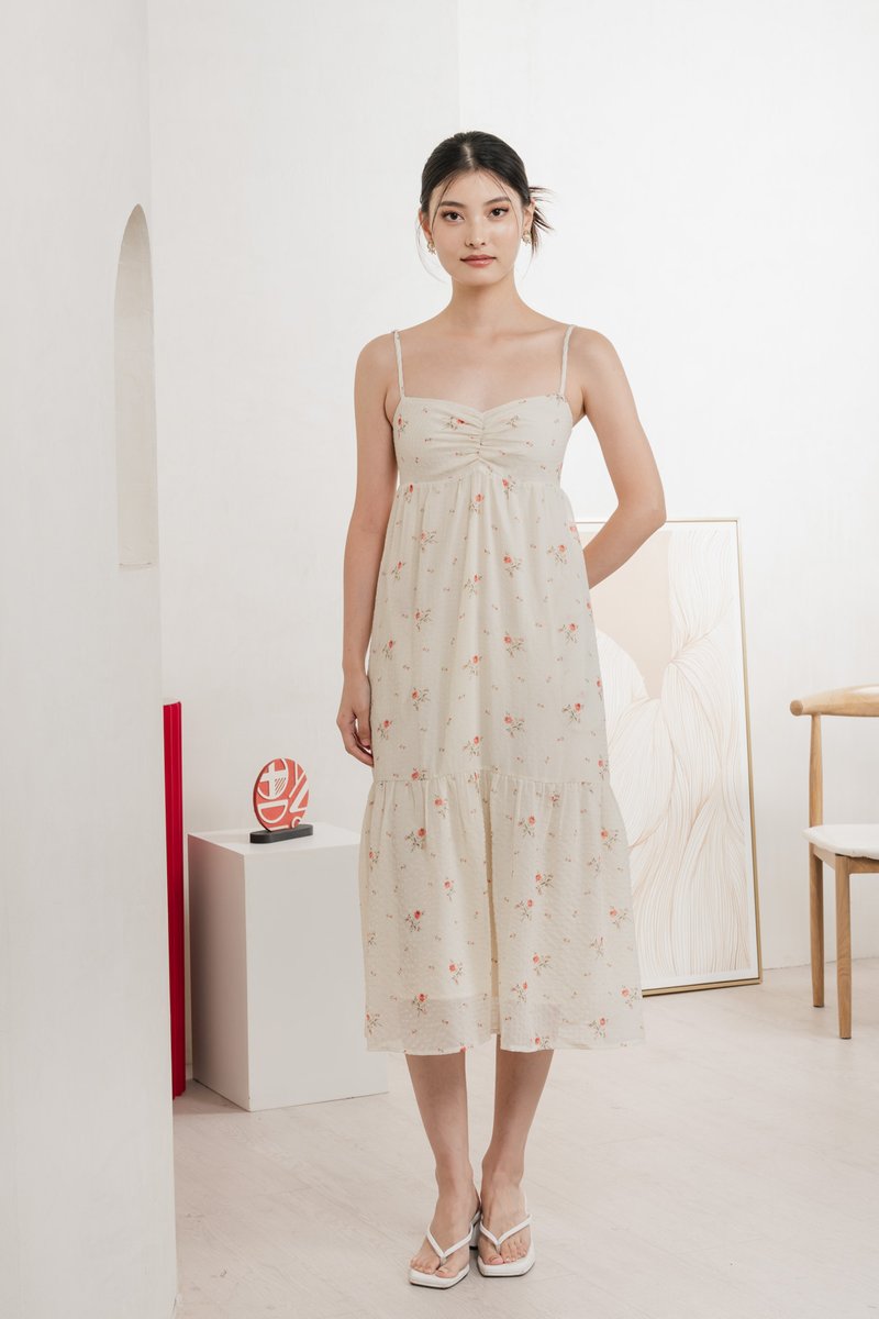 Josie Fleur Sweetheart Camisole Midi Dress