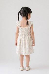 Lorraine Smocked Floral Kids Dress
