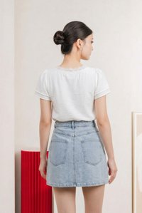 Elia Pearl Denim Skort