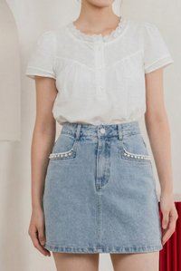 Elia Pearl Denim Skort