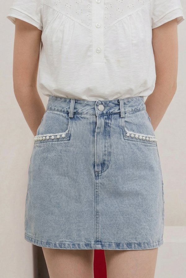 Elia Pearl Denim Skort