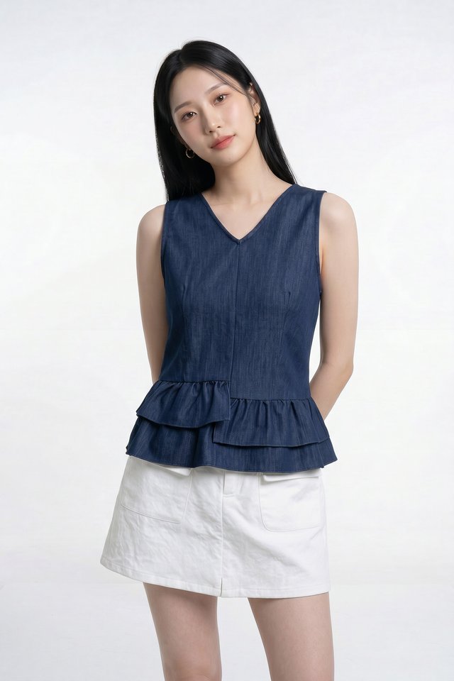 Catalina Double Tiered Top