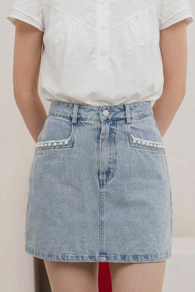 Elia Pearl Denim Skort