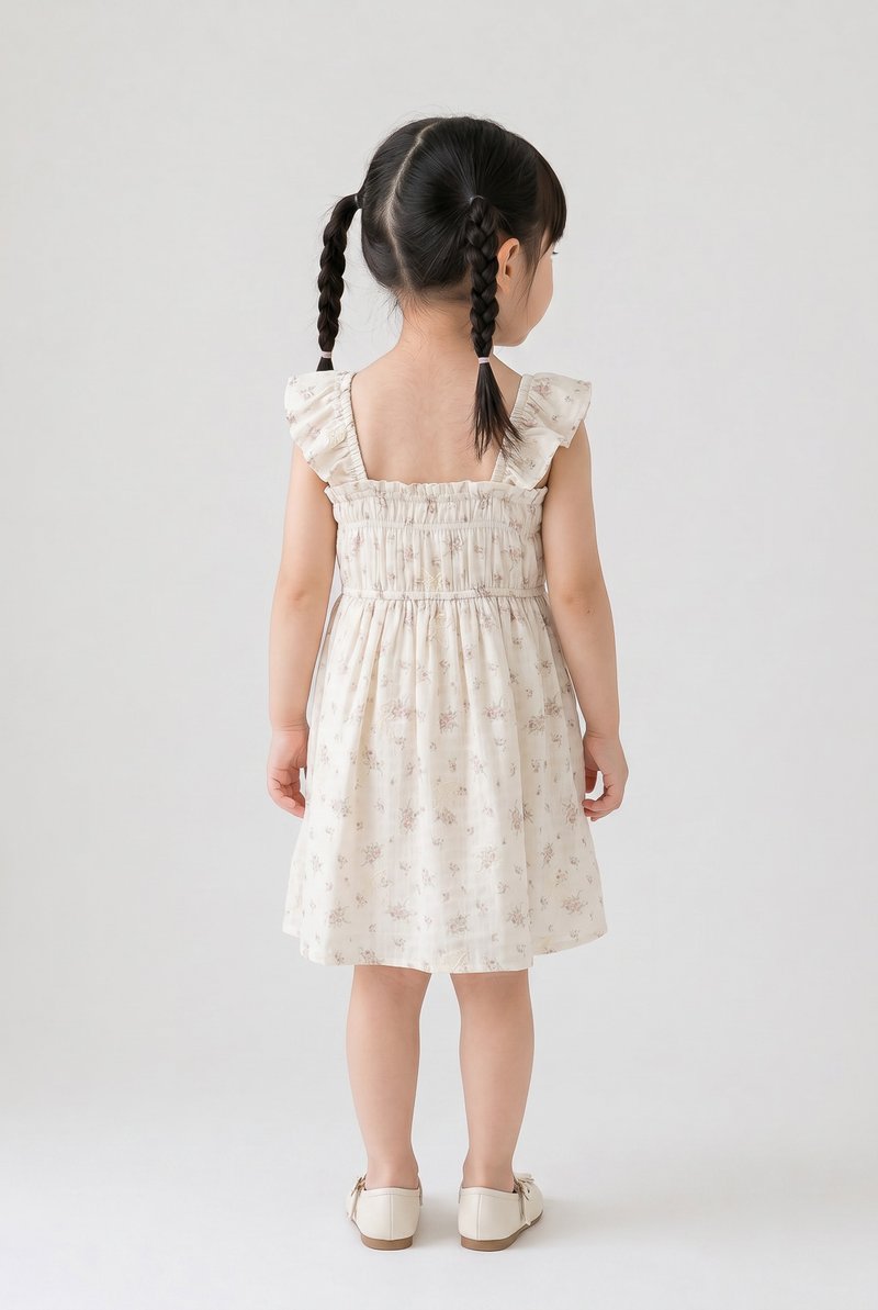 Lorraine Smocked Floral Kids Dress