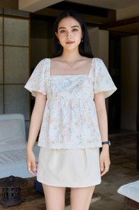 Cherish Vintage Crochet Babydoll Top