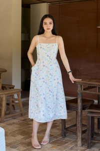 Claudia Sweet Blossoms Camisole Midi Dress