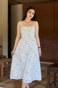 Claudia Sweet Blossoms Camisole Midi Dress