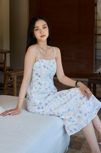 Claudia Sweet Blossoms Camisole Midi Dress
