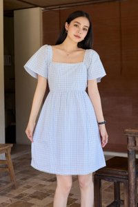 Jayla Gingham Printed Dress