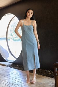 Cici Camisole Denim Midi Dress