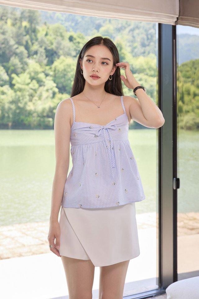 Nikita Camisole Embroidery Babydoll Top