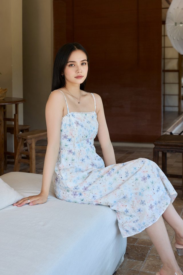 Claudia Sweet Blossoms Camisole Midi Dress