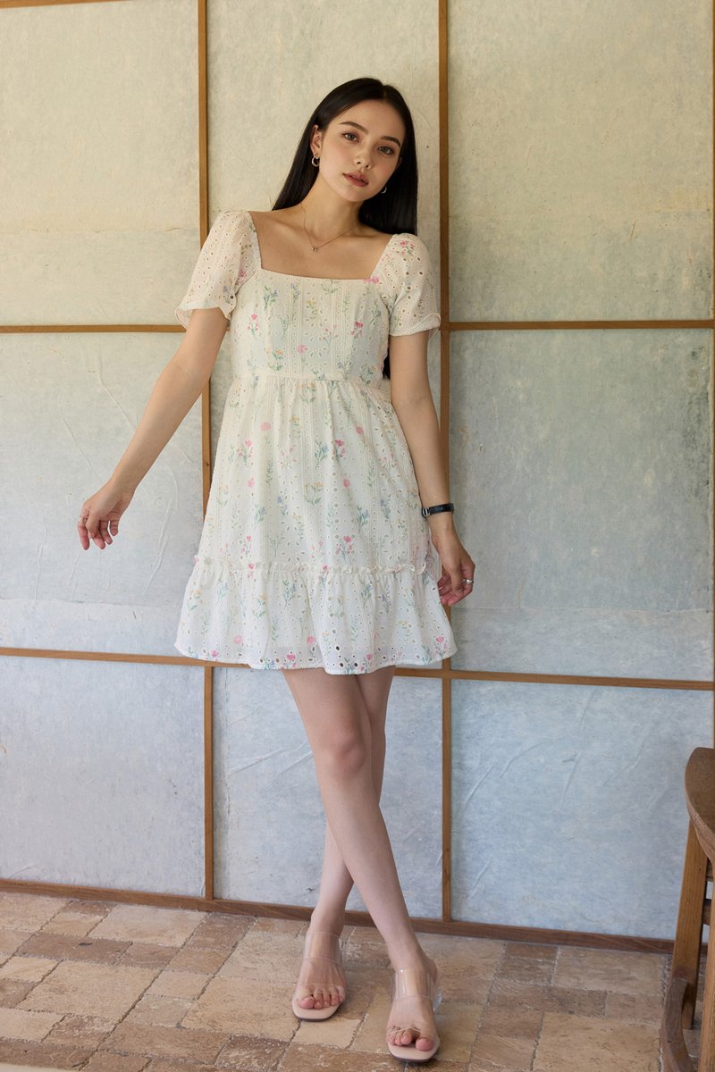 Spring Melody Ruffles Dress