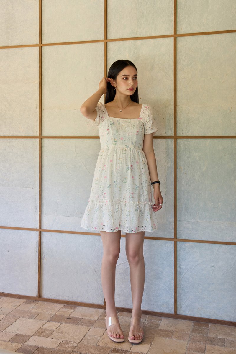 Spring Melody Ruffles Dress