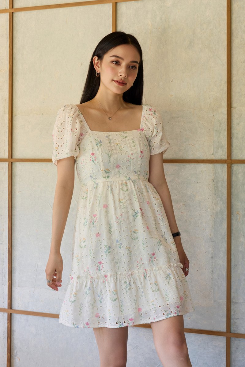 Spring Melody Ruffles Dress