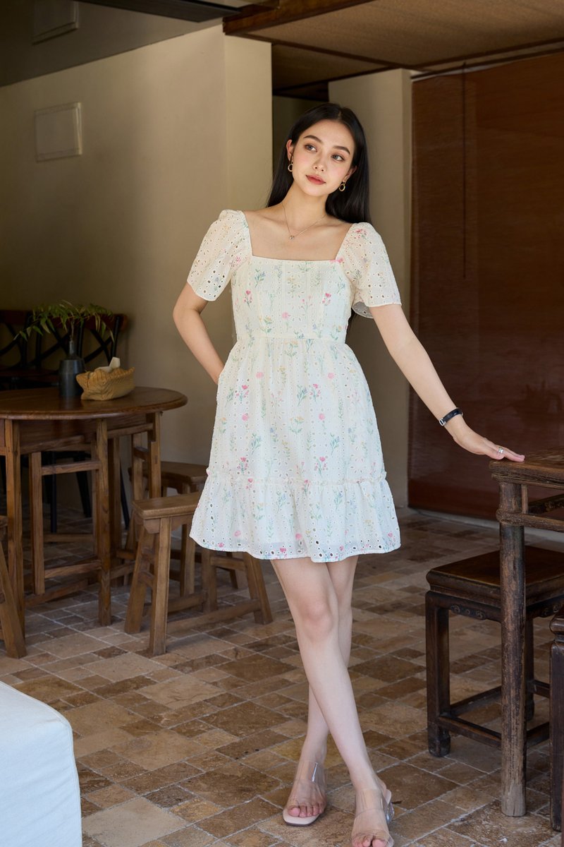 Spring Melody Ruffles Dress