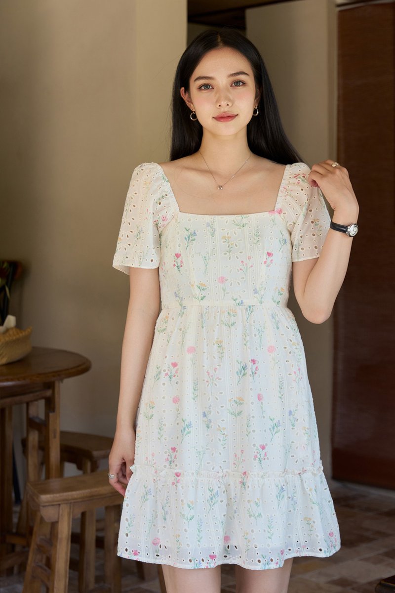 Spring Melody Ruffles Dress