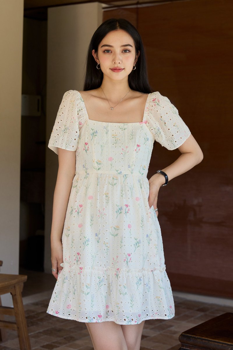 Spring Melody Ruffles Dress