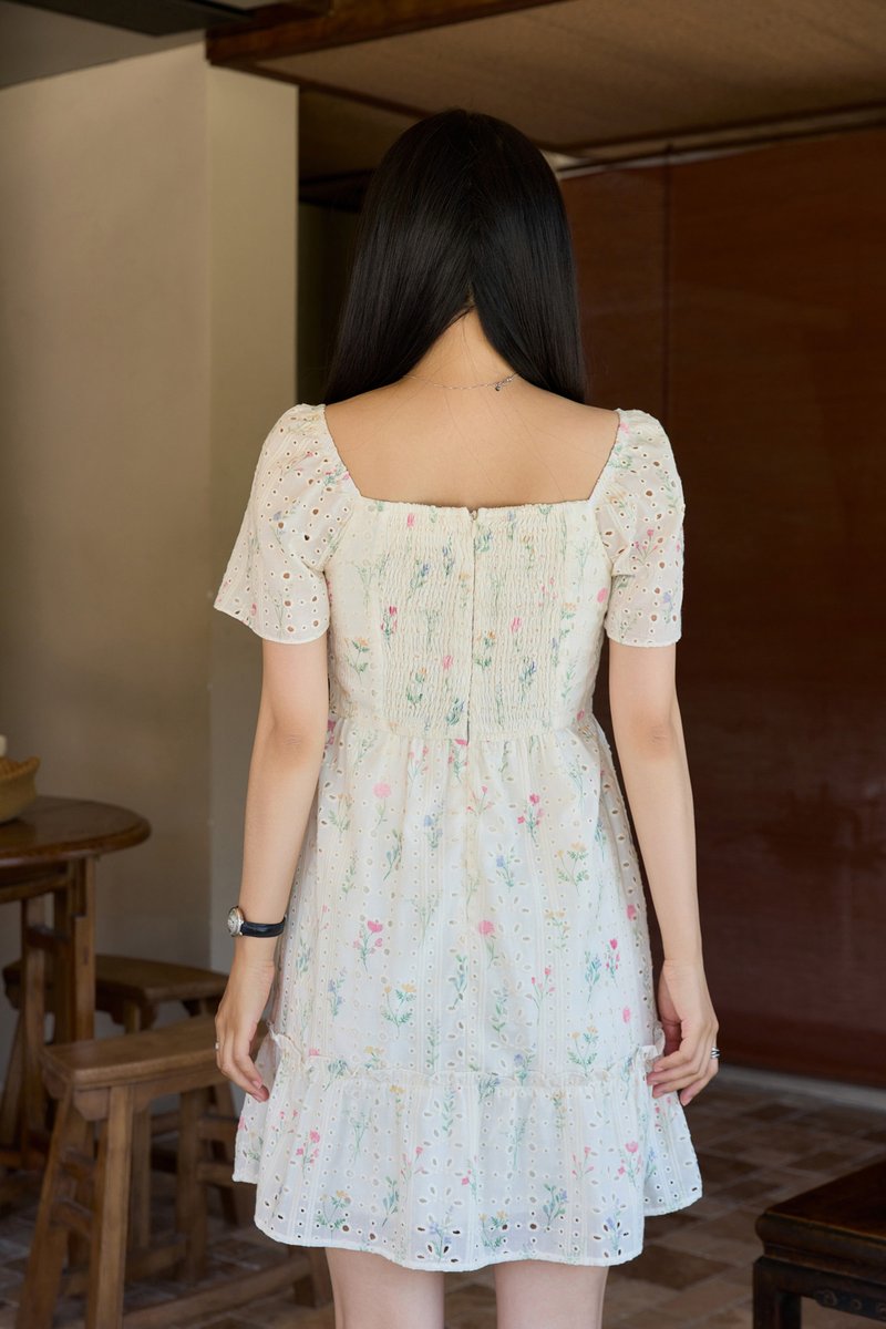 Spring Melody Ruffles Dress