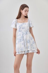 Cielo Layered Pleated Romper