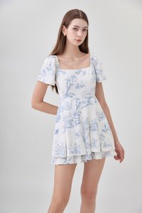 Cielo Layered Pleated Romper