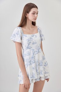 Cielo Layered Pleated Romper