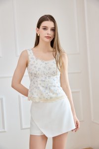 Raelynn Eyelet Floral Top