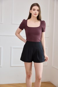 Marta Basic Panelling Short In Black