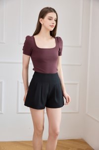 Marta Basic Panelling Short In Black