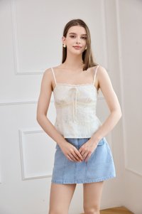 Tovah Camisole Embroidered Floral Top