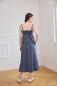 Itzel Camisole Gingham Peplum Top