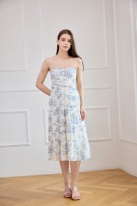 Cielo Camisole Pleated Midi Dress