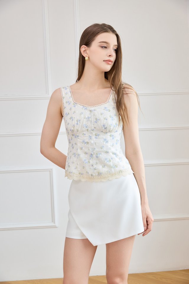 Raelynn Eyelet Floral Top