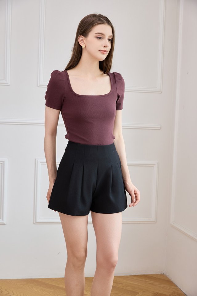 Marta Basic Panelling Short In Black