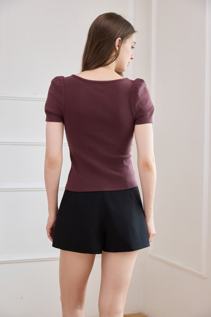 Marta Basic Panelling Short In Black