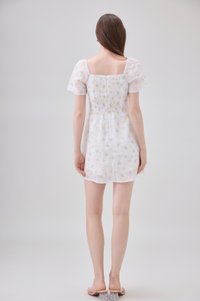 Elodie Embroidery Floral Dress Romper