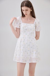 Elodie Embroidery Floral Dress Romper