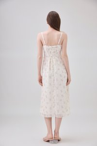 Solana Camsiole Button Floral Midi Dress
