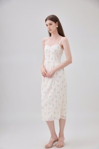 Solana Camsiole Button Floral Midi Dress