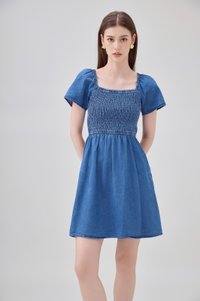 Kyomi Two Way Denim Dress