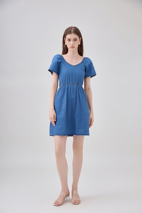 Kyomi Two Way Denim Dress