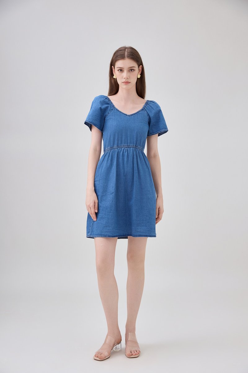 Kyomi Two Way Denim Dress